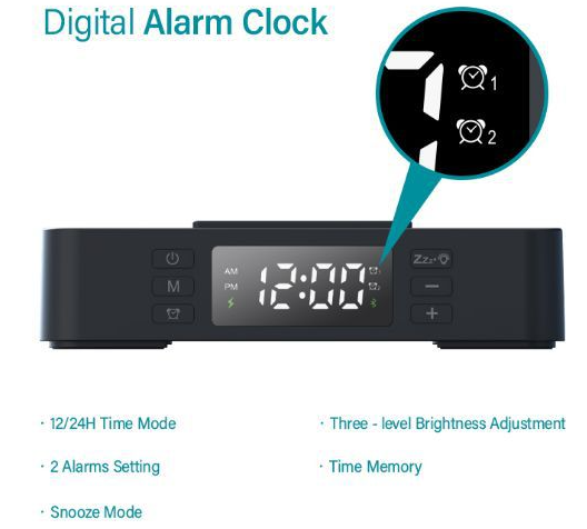 Alarm Clock Charging Spealer